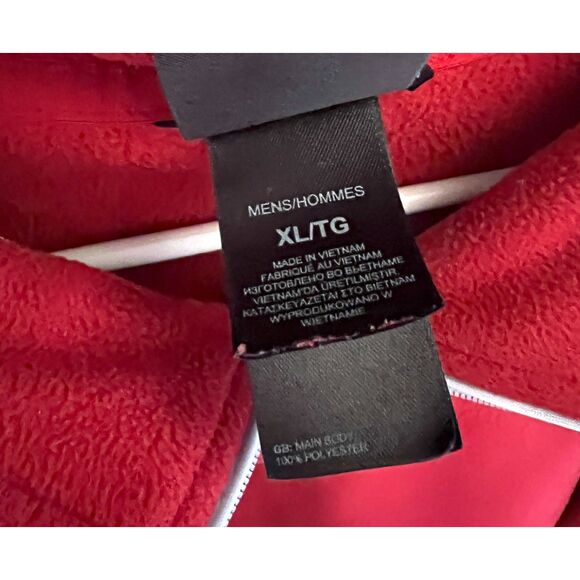 The North Face Mens Red Half Zip Pullover Fleece Size XL - Picture 5 of 5